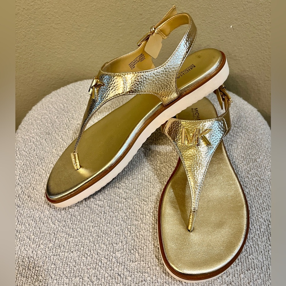 Michael Kors Jilly Metallic Sandal